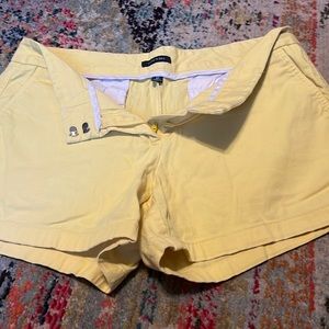 Yellow chino shorts Land n Sea